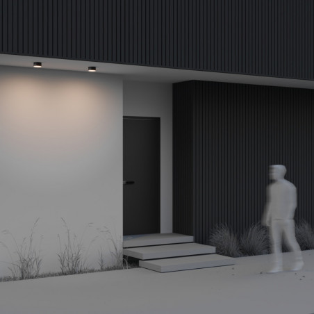 Plafon zewnętrzny Zon IP LED 3000K 12cm czarny Maytoni