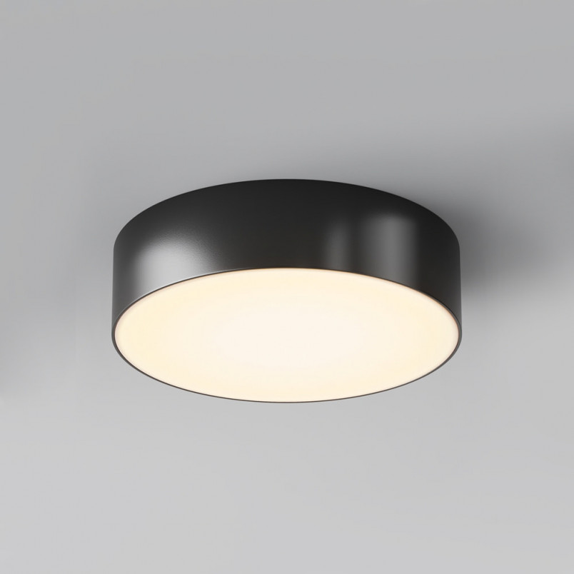 Plafon zewnętrzny Zon IP LED 3000K 22cm czarny Maytoni