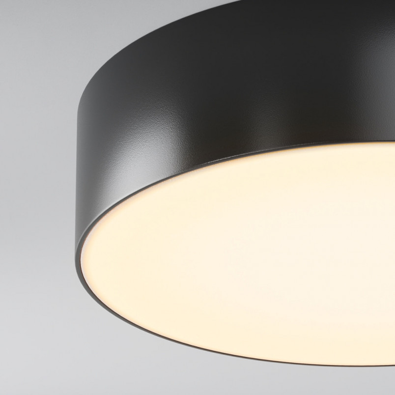 Plafon zewnętrzny Zon IP LED 3000K 22cm czarny Maytoni