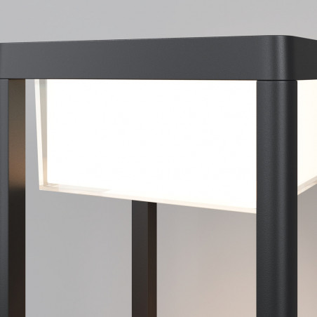 Słupek ogrodowy nowoczesny Baker Street LED 3000K 80cm czarny Maytoni