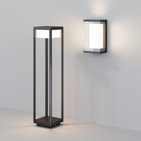 Słupek ogrodowy nowoczesny Baker Street LED 3000K 80cm czarny Maytoni