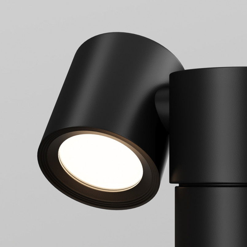 Lampa zewnętrzna stojąca Wall Street czarna Maytoni