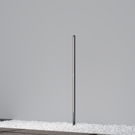 Lampa ogrodowa stojąca nowoczesna Pole LED 3000K 120cm grafitowa Maytoni