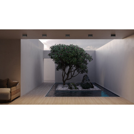 Lampa zewnętrzna spot Ares LED 3000K 15x5cm grafitowa Maytoni