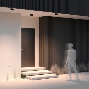 Lampa zewnętrzna spot Ares LED 3000K 15x5cm grafitowa Maytoni
