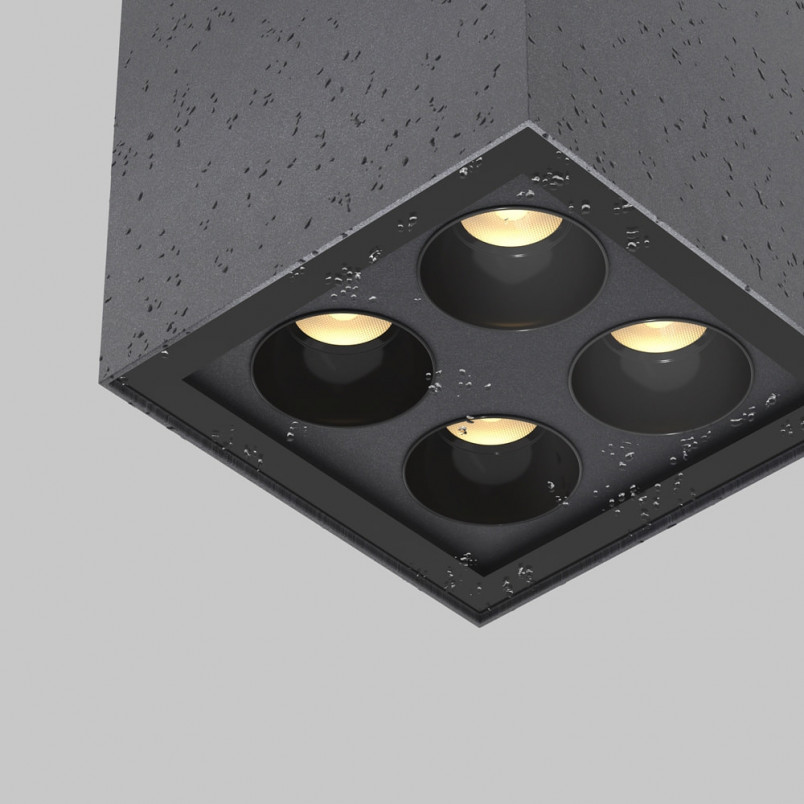 Lampa zewnętrzna spot Ares LED 3000K 7,6x7,6cm grafitowa Maytoni