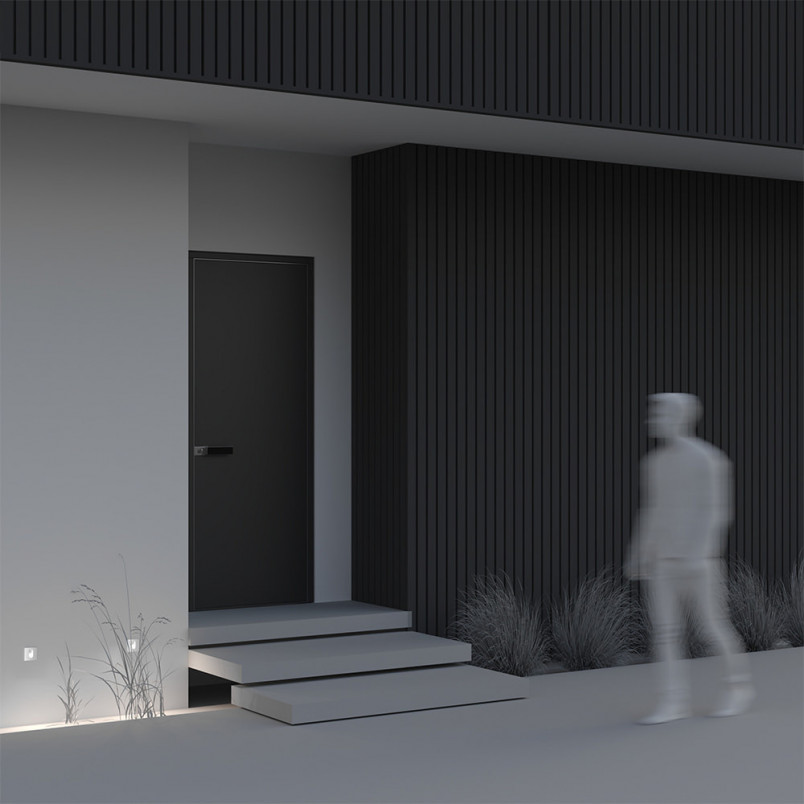 Lampa zewnętrzna - oświetlenie schodów Via Urbana LED 4000K biała Maytoni