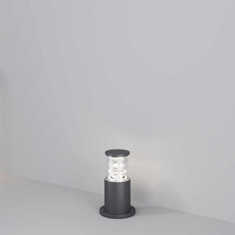 Lampa ogrodowa stojąca Bronx 25cm szara Maytoni