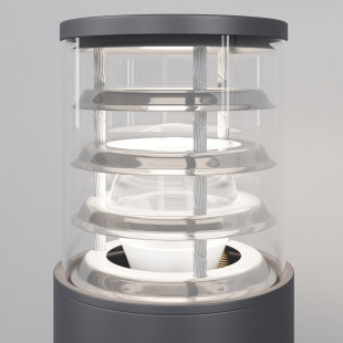 Lampa ogrodowa stojąca Bronx 25cm szara Maytoni