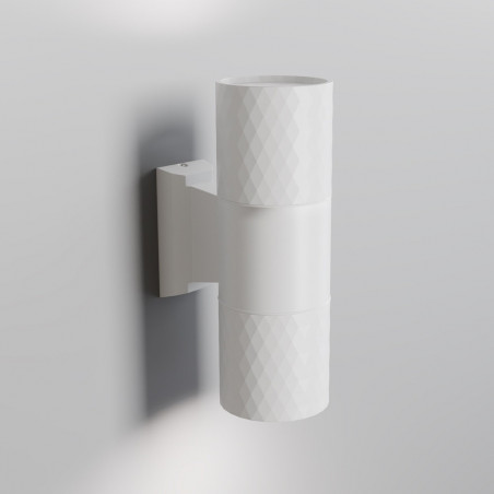 Kinkiet zewnętrzny góra-dół Bowery III 6,5cm biały Maytoni