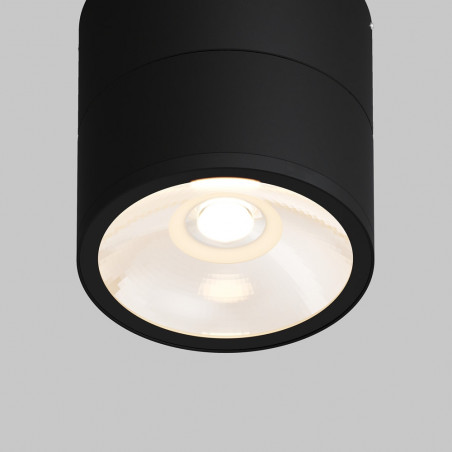 Lampa spot zewnętrzna z regulacją Spin LED 3000K 9cm czarna Maytoni