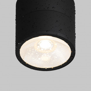 Lampa spot zewnętrzna z regulacją Spin LED 3000K 9cm czarna Maytoni