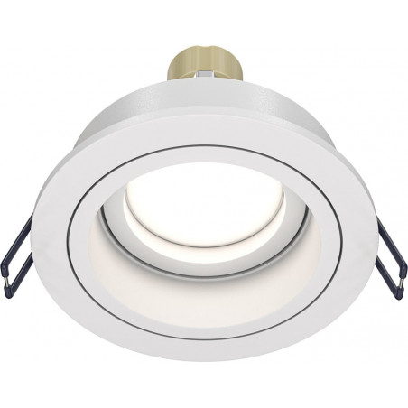 Lampa podtynkowa spot okrągła Atom II 9,2cm biała Maytoni