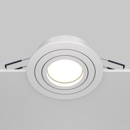Lampa podtynkowa spot okrągła Atom 9,2cm biała Maytoni
