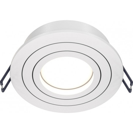 Lampa podtynkowa spot okrągła Atom 9,2cm biała Maytoni