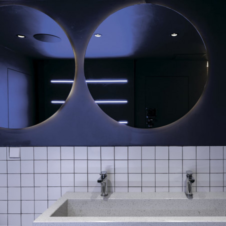 Lampa podtynkowa spot okrągła Atom 9,2cm czarna Maytoni
