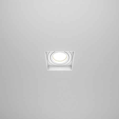 Lampa podtynkowa spot do zabudowy Atom 13x13cm biała Maytoni