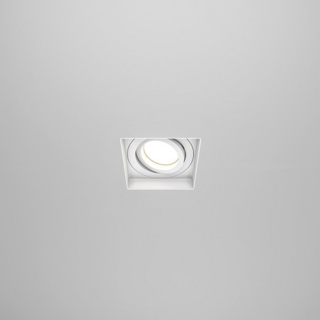 Lampa podtynkowa spot do zabudowy Atom 13x13cm biała Maytoni