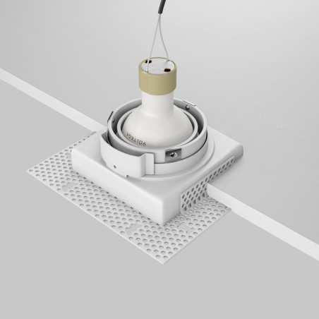 Lampa podtynkowa spot do zabudowy Atom 13x13cm biała Maytoni