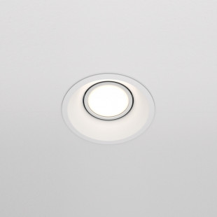 Lampa podtynkowa spot okrągła Dot GU10 9,3cm biała Maytoni