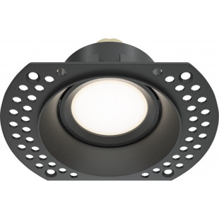 Lampa spot okrągła do zabudowy Dot GU10 czarna Maytoni