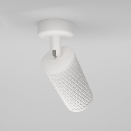 Reflektor sufitowy dekoracyjnym kloszem Focus Design biały Maytoni
