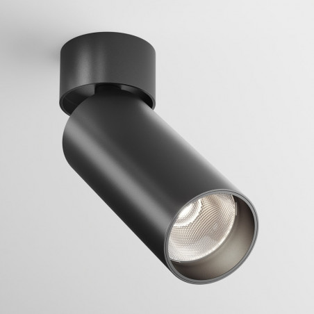 Reflektor sufitowy ściemniany Focus LED 4000K 5,2cm czarny Maytoni