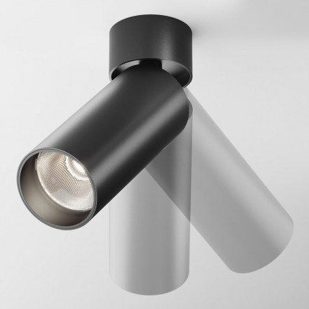Reflektor sufitowy ściemniany Focus LED 4000K 5,2cm czarny Maytoni