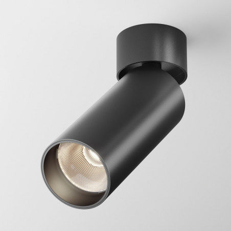 Reflektor sufitowy ściemniany Focus LED 3000K 5,2cm czarny Maytoni