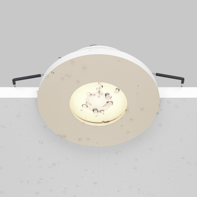 Lampa podtynkowa spot do łazienki Stark 8,4cm biała Maytoni