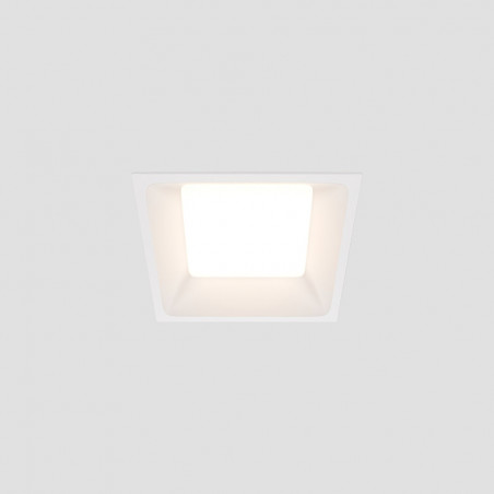 Lampa podtynkowa do łazienki Okno LED 3000K 11x11cm biała Maytoni