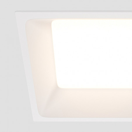 Lampa podtynkowa do łazienki Okno LED 3000K 11x11cm biała Maytoni