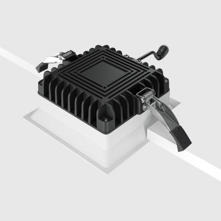 Lampa podtynkowa do łazienki Okno LED 3000K 11x11cm biała Maytoni