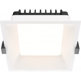 Lampa podtynkowa do łazienki Okno LED 3000K 11x11cm biała Maytoni