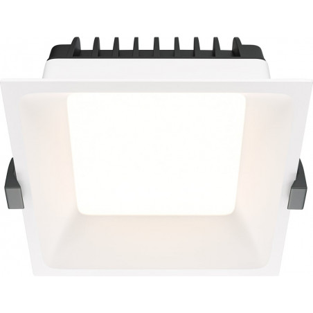 Lampa podtynkowa do łazienki Okno LED 3000K 11x11cm biała Maytoni