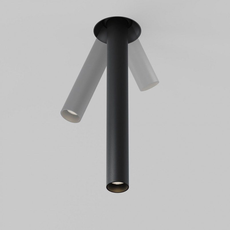 Reflektor podtynkowy Focus T II LED 3000K 3cm H31,6cm czarny Maytoni