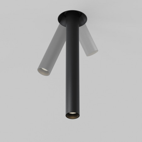 Reflektor podtynkowy Focus T II LED 3000K 3cm H31,6cm czarny Maytoni