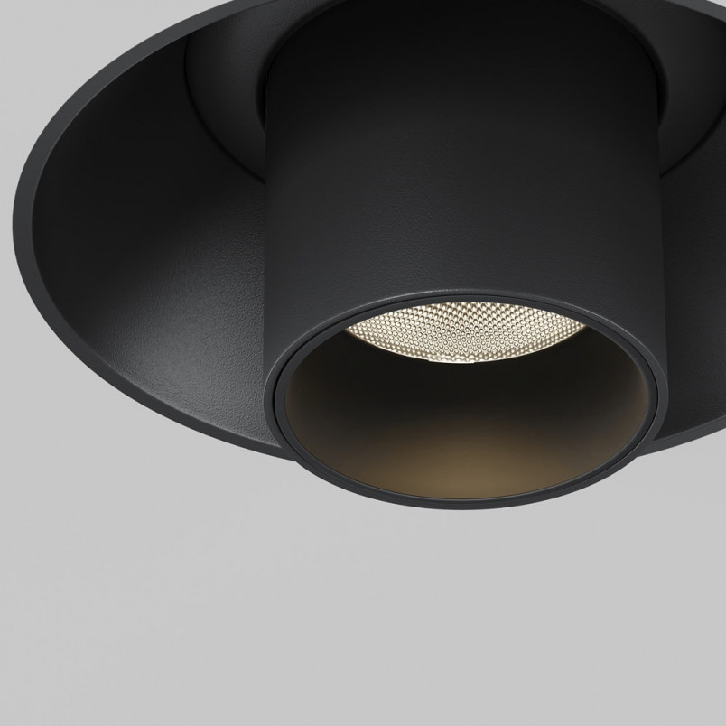 Reflektor podtynkowy Focus T II LED 3000K 3cm H31,6cm czarny Maytoni