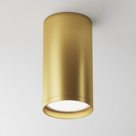 Lampa tuba spot Focus S 5,2cm matowe złoto Maytoni