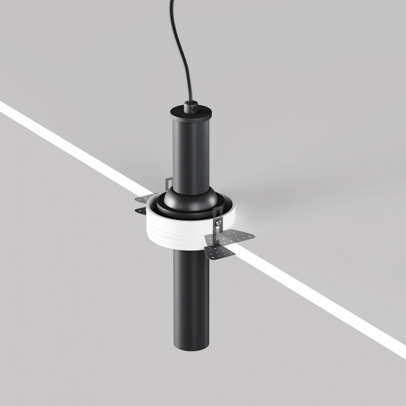 Reflektor podtynkowy Focus T II LED 3000K 3cm H21,6cm czarny Maytoni