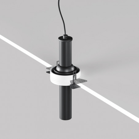 Reflektor podtynkowy Focus T II LED 3000K 3cm H21,6cm czarny Maytoni