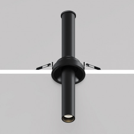 Reflektor podtynkowy Focus T LED 3000K 3cm H31,6cm czarny Maytoni
