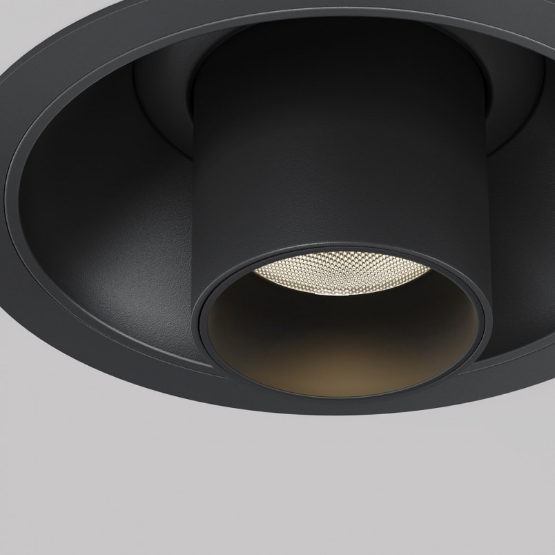 Reflektor podtynkowy Focus T LED 3000K 3cm H31,6cm czarny Maytoni