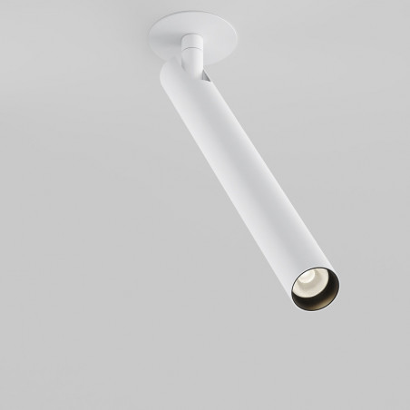 Reflektor sufitowy podtynkowy Focus T LED 3000K 3cm H30cm biały Maytoni