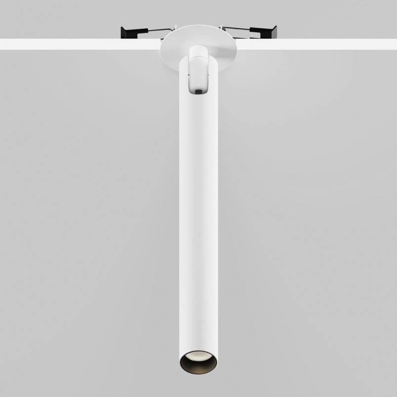 Reflektor sufitowy podtynkowy Focus T LED 3000K 3cm H30cm biały Maytoni
