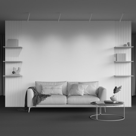 Reflektor sufitowy podtynkowy Focus T LED 3000K 3cm H30cm biały Maytoni