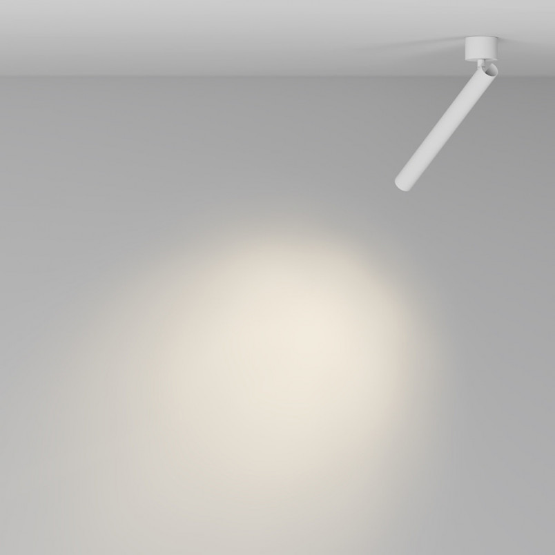 Reflektor sufitowy Focus T LED 3000K 3cm H30cm biały Maytoni