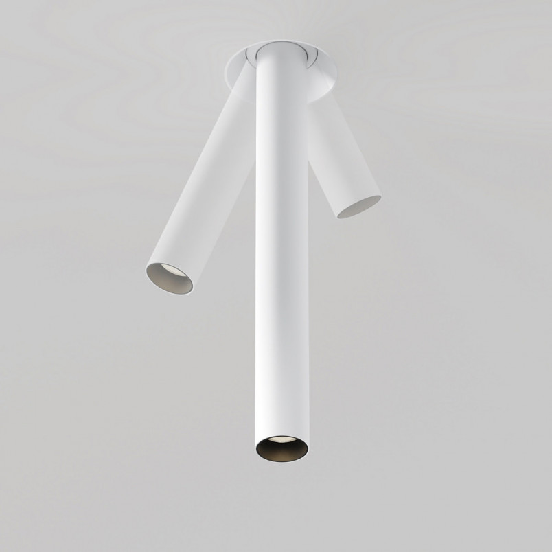 Reflektor podtynkowy Focus T II LED 3000K 3cm H31,6cm biały Maytoni