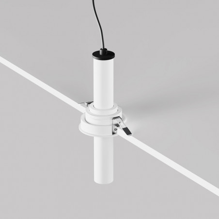 Reflektor podtynkowy Focus T LED 3000K 3cm H21,6cm biały Maytoni