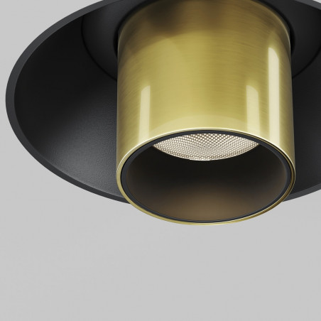 Reflektor podtynkowy Focus T II LED 3000K 3cm H31,6cm mosiądz Maytoni